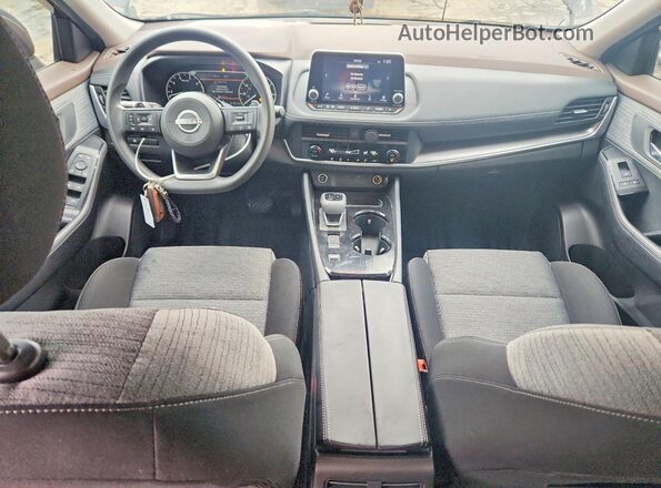 JN8BT3BA9PW428412 2023 NISSAN ROGUE Black წინა პანელის ხედი