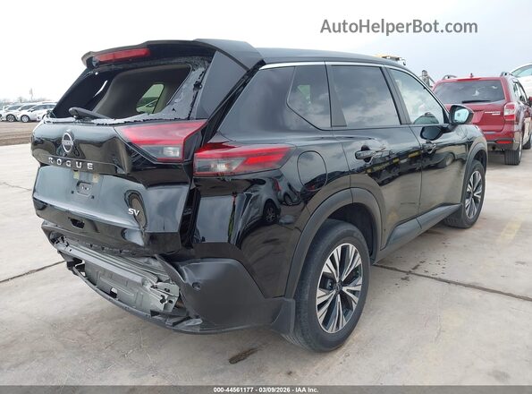 JN8BT3BA9PW431827 2023 NISSAN ROGUE Black Trasero derecho