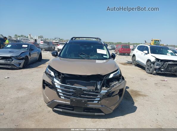 JN8BT3CB3RW179972 2024 NISSAN ROGUE Brown Widok zestawu wskaźników