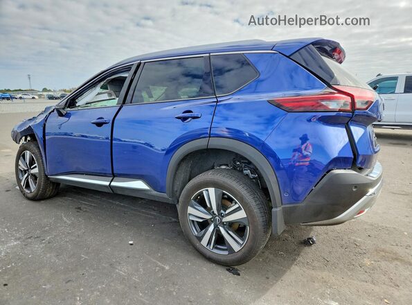 JN8BT3DC8PW105001 2023 NISSAN ROGUE Синий Задняя левая четверть