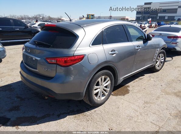 JN8CS1MU3HM143365 2017 INFINITI QX70 Серебряный Задняя правая четверть