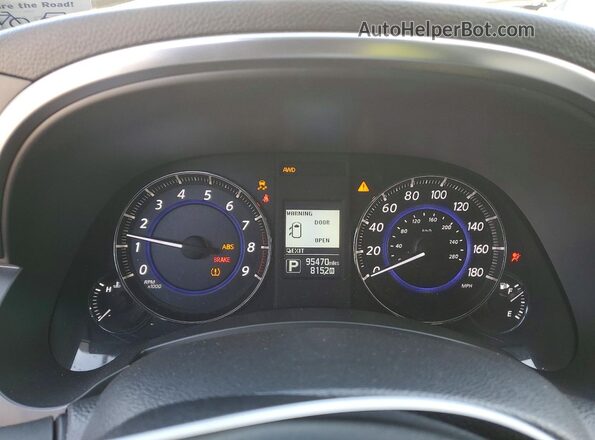 JN8CS1MW5HM412855 2017 INFINITI QX70 White Vista del cuadro de instrumentos
