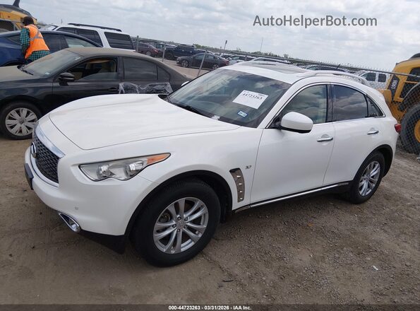 JN8CS1MW6HM412797 2017 INFINITI QX70 White სალონის 360-გრადუსიანი ხედი
