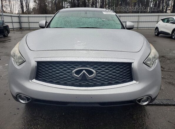 JN8CS1MW8HM414454 2017 INFINITI QX70 Silver Вид спереду