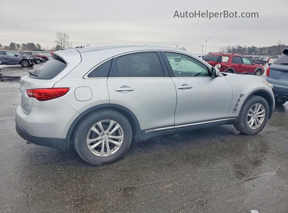 JN8CS1MW8HM414454 2017 INFINITI QX70 Silver Задня права чверть
