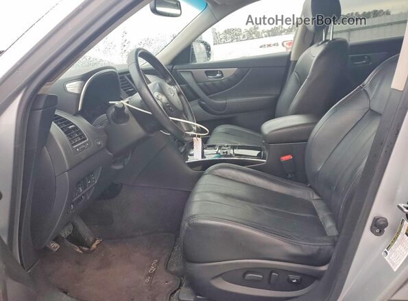 JN8CS1MW8HM414454 2017 INFINITI QX70 Silver Вид салону спереду