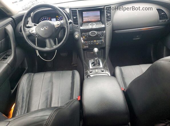 JN8CS1MW8HM414454 2017 INFINITI QX70 Silver Вид панелі приладів