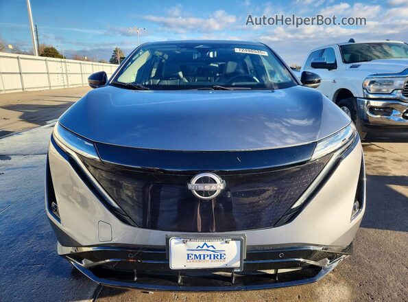 JN8DF0BFXSM762432 2025 NISSAN ARIYA Gray წინა ხედი