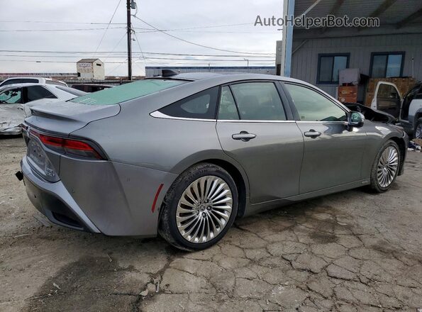 JTDAAAAA3MA000816 2021 TOYOTA MIRAI Серебряный Задняя правая четверть