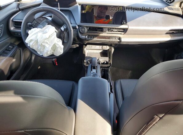 JTDACAAUXR3046532 2024 TOYOTA PRIUS Gray Dashboard view