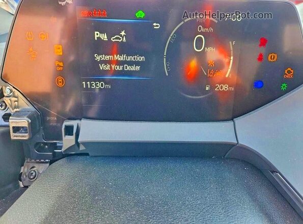 JTDACAAUXS3062235 2025 TOYOTA PRIUS Белый Вид щитка приборов