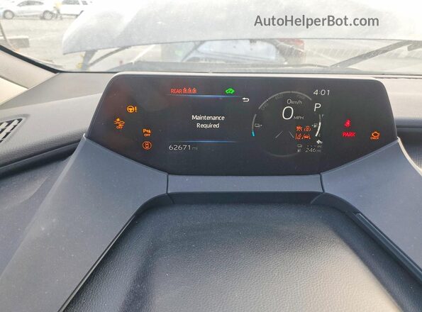 JTDACACU3P3010353 2023 TOYOTA PRIUS Gray Widok zestawu wskaźników