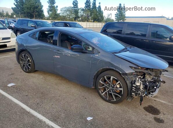 JTDACACU3P3010353 2023 TOYOTA PRIUS Gray Przód prawy