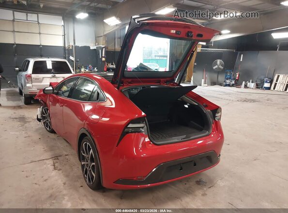 JTDACACU4S3047310 2025 TOYOTA PRIUS PLUG-IN HYBRID Red Rear left
