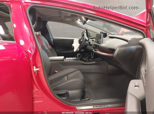 JTDACACU4S3047310 2025 TOYOTA PRIUS PLUG-IN HYBRID Red Front interior view