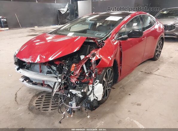 JTDACACU4S3047310 2025 TOYOTA PRIUS PLUG-IN HYBRID Red Front view
