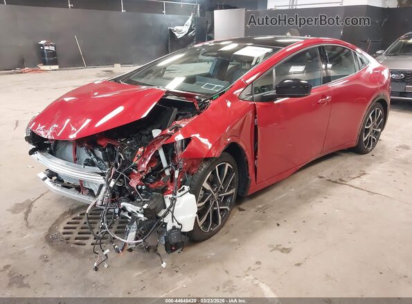 JTDACACU4S3047310 2025 TOYOTA PRIUS PLUG-IN HYBRID Red Front left
