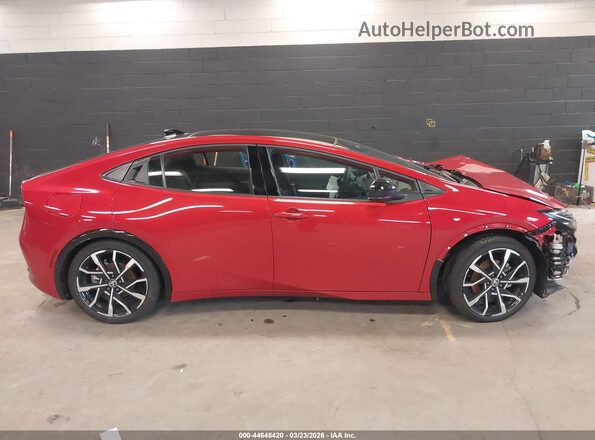 JTDACACU4S3047310 2025 TOYOTA PRIUS PLUG-IN HYBRID Red 360 interior view