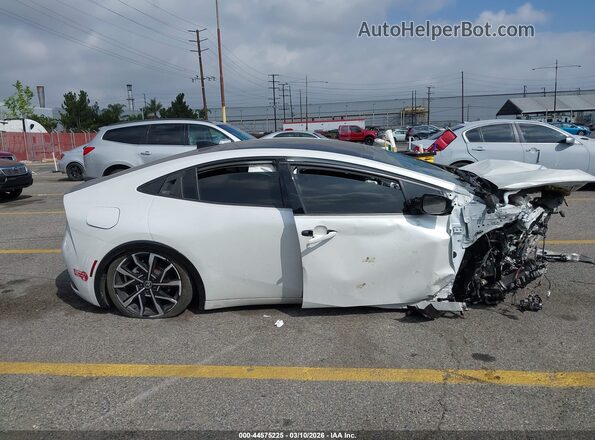 JTDACACU6R3017395 2024 TOYOTA PRIUS PRIME White Widok wnętrza z tyłu