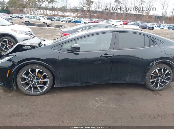 JTDACACU8R3016779 2024 TOYOTA PRIUS PRIME Black Widok wnętrza z tyłu