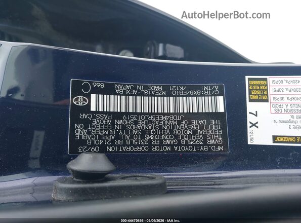JTDB4MEE5RJ013519 2024 TOYOTA LL Blue Widok komory silnika