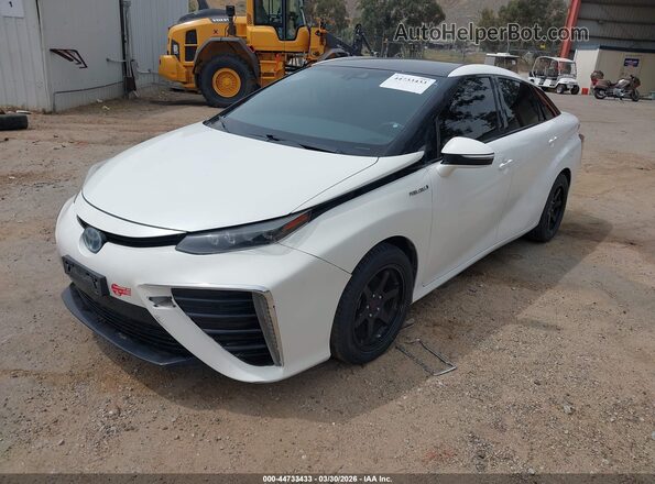 JTDBVRBD0GA000468 2016 TOYOTA MIRAI White Առջևի ձախ երեք քառորդ տեսարան