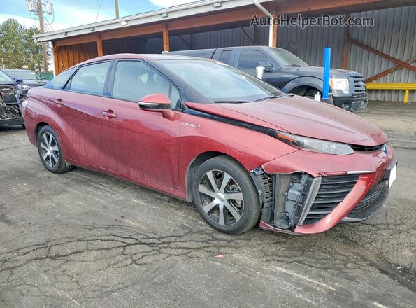 JTDBVRBD0KA007624 2019 TOYOTA MIRAI Maroon Передня права чверть