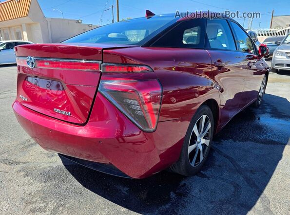 JTDBVRBD1JA005332 2018 TOYOTA MIRAI Maroon Передня права чверть