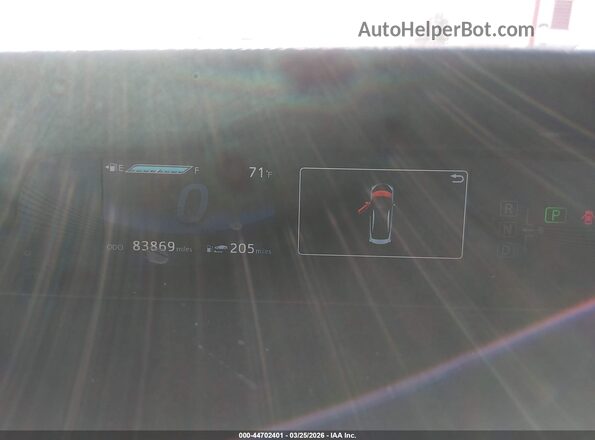 JTDBVRBD2KA006538 2019 TOYOTA MIRAI Blue უკანა სავარძლების ხედი