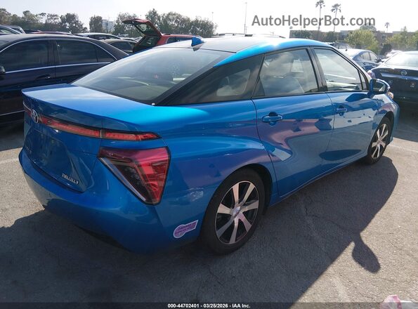 JTDBVRBD2KA006538 2019 TOYOTA MIRAI Blue უკანა მარჯვენა