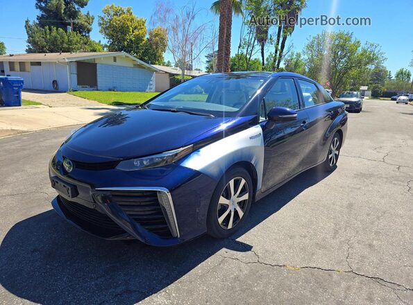 JTDBVRBD2LA008274 2020 TOYOTA MIRAI Blue Задня ліва чверть