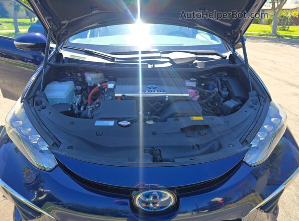 JTDBVRBD2LA008274 2020 TOYOTA MIRAI Blue Вид салону спереду