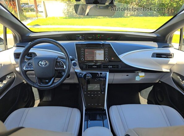 JTDBVRBD2LA008274 2020 TOYOTA MIRAI Blue Вид щитка приладів