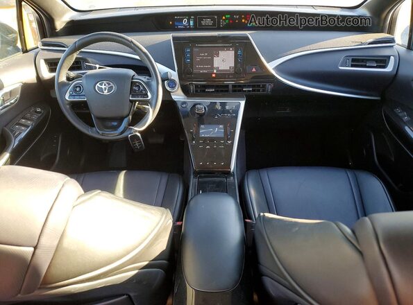 JTDBVRBD5GA000367 2016 TOYOTA MIRAI Blue Вид панелі приладів