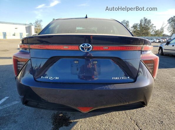 JTDBVRBD5GA000367 2016 TOYOTA MIRAI Blue Вид ззаду