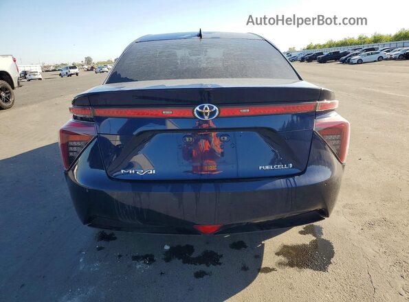 JTDBVRBD5JA005317 2018 TOYOTA MIRAI Blue Հետևի տեսք
