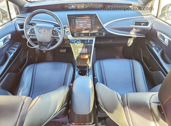 JTDBVRBD6HA003649 2017 TOYOTA MIRAI Черный Вид панели приборов