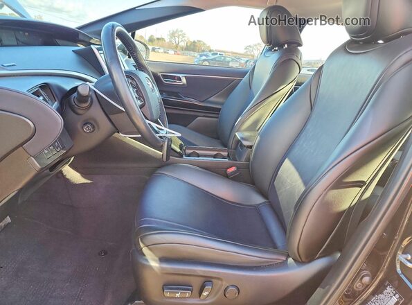 JTDBVRBD6HA003649 2017 TOYOTA MIRAI Черный Вид салона спереди