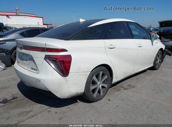 JTDBVRBDXGA000798 2016 TOYOTA MIRAI White Հետևի աջ