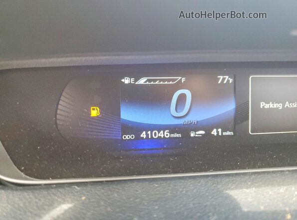 JTDBVRBDXKA007713 2019 TOYOTA MIRAI Silver Вид щитка приладів
