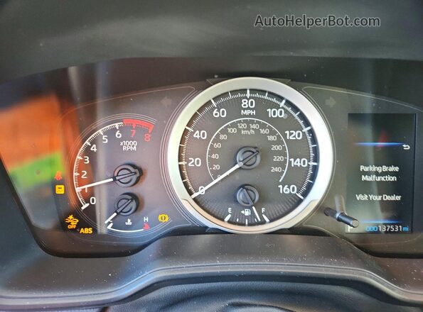 JTDEPMAE3MJ182277 2021 TOYOTA LL Black Instrument cluster view