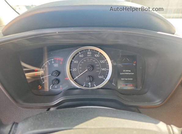 JTDEPMAE6MJ174979 2021 TOYOTA LL Red Вид щитка приладів