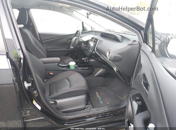 JTDKAMFP5M3181702 2021 TOYOTA LE Black Вид салону спереду