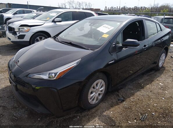 JTDKAMFU1M3147133 2021 TOYOTA LE Черный Передняя левая четверть