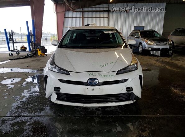 JTDKAMFU1N3184202 2022 TOYOTA PRIUS Белый Вид спереди