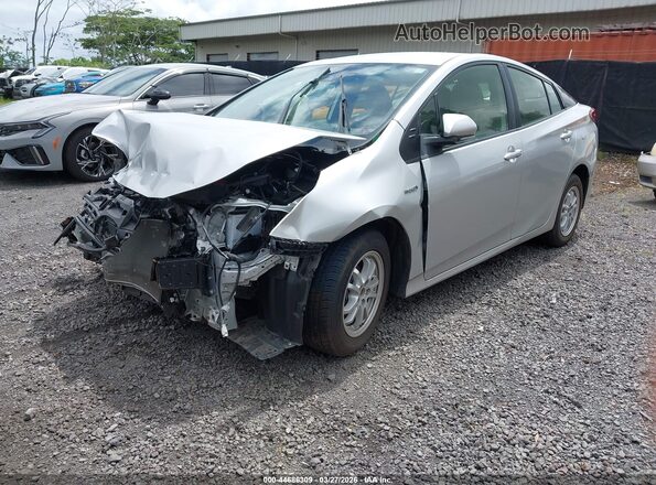 JTDKAMFU2M3134617 2021 TOYOTA LE Silver Առջևի ձախ երեք քառորդ տեսարան