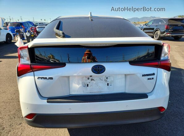 JTDKAMFU4M3127653 2021 TOYOTA PRIUS Белый 