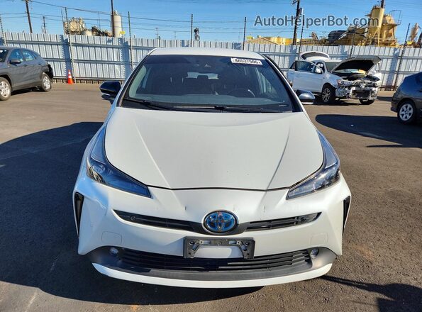 JTDKAMFU4M3127653 2021 TOYOTA PRIUS Белый 