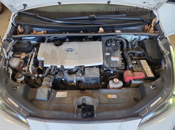 JTDKAMFU4N3167281 2022 TOYOTA PRIUS White Rear interior view