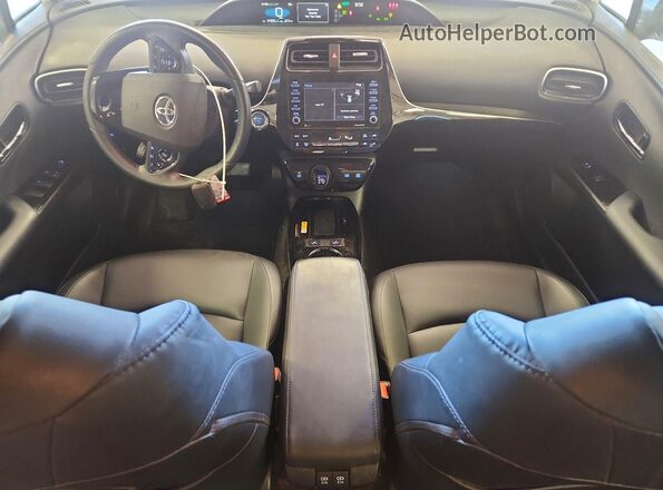 JTDKAMFU4N3167281 2022 TOYOTA PRIUS White Dashboard view